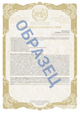 Образец Приложение к СТО 01.064.00220722.2-2020 Саратов Сертификат СТО 01.064.00220722.2-2020 